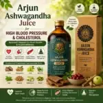 Arjun Ashwagandha Juice for High Blood Pressure & Cholesterol